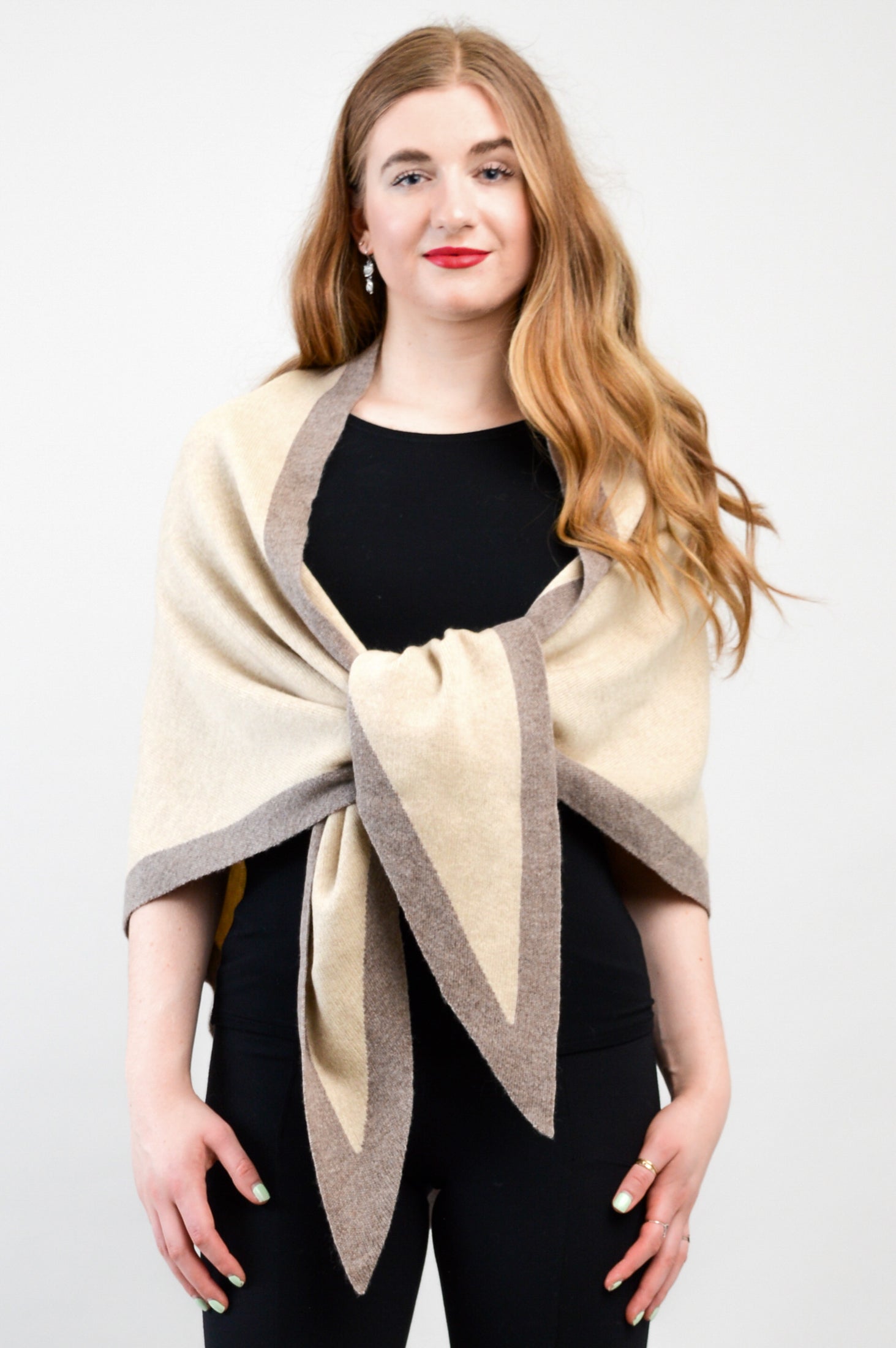 Cream cashmere wrap store