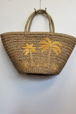 Rattan Bag with Hand Embroidery - Blue Sky Clothing Co