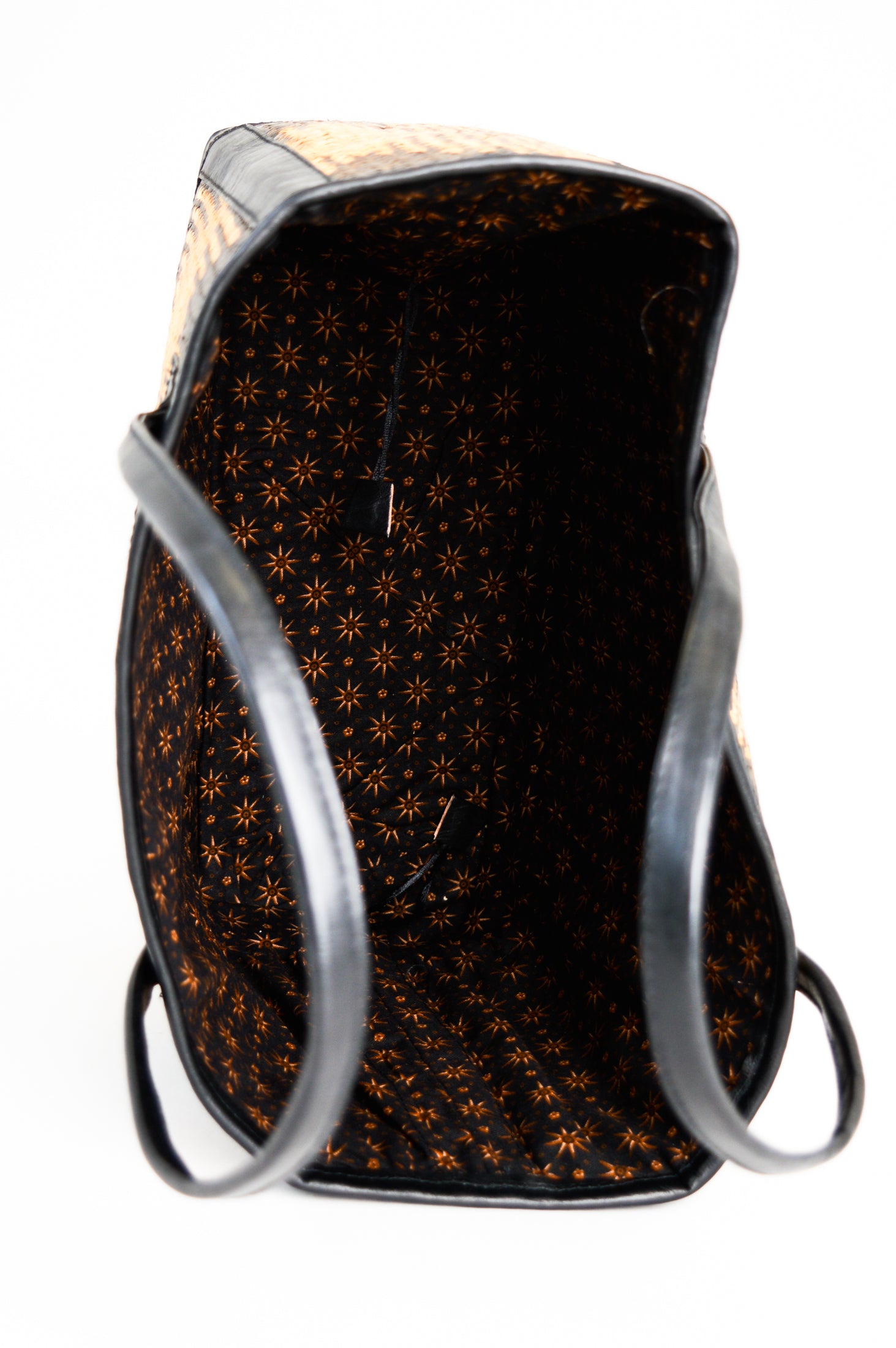 Black rattan purse outlet