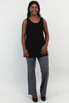 Relaxed Tank, Black, Bamboo
