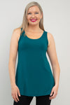 Relaxed Tank, Teal, Bamboo