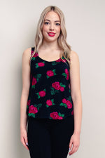 Ritzy Tank, Red Rosie, Bamboo- Final Sale
