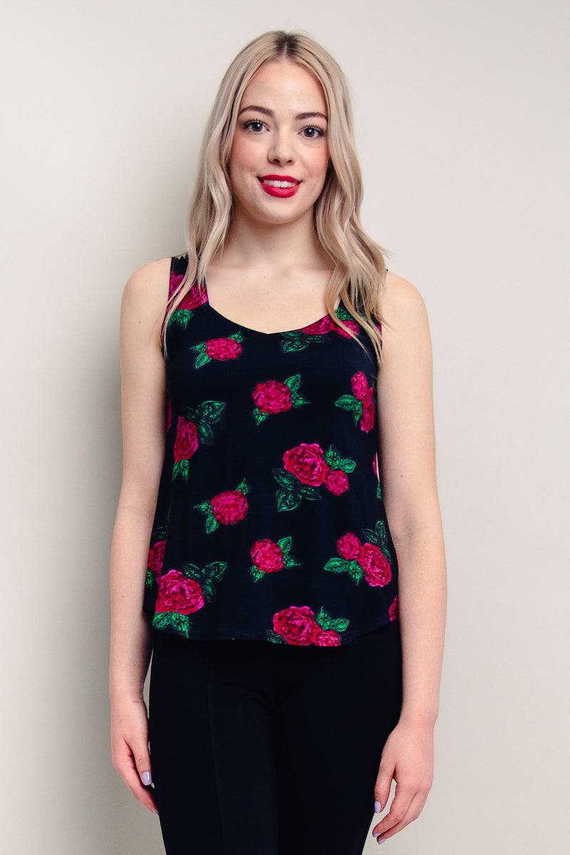Ritzy Tank, Red Rosie, Bamboo- Final Sale