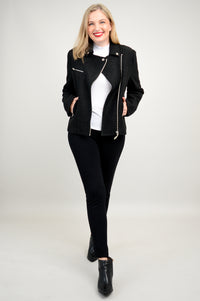 Ronnie Jacket, Black, Boiled Wool - Final Sale