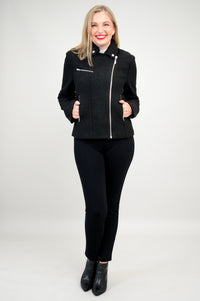 Ronnie Jacket, Black, Boiled Wool - Final Sale