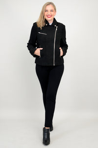 Ronnie Jacket, Black, Boiled Wool - Final Sale