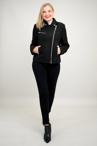 Ronnie Jacket, Black, Boiled Wool - Final Sale