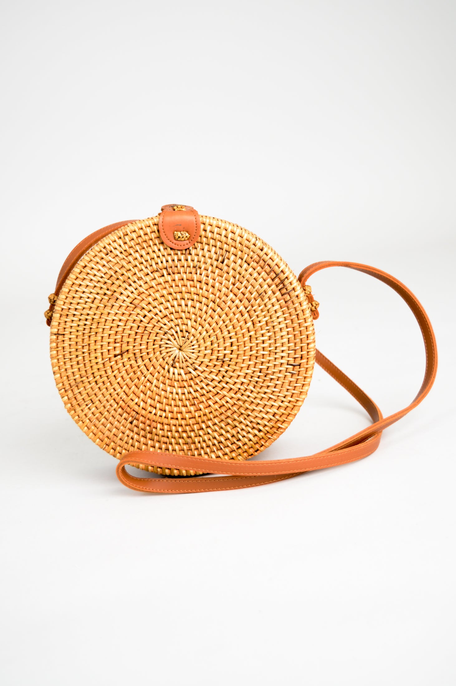 Rattan purse on sale