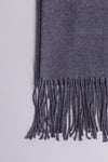 Women's grey cozy warm stylish scarf.