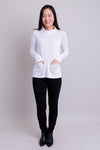 Scooby Sweater, White, Bamboo Cotton