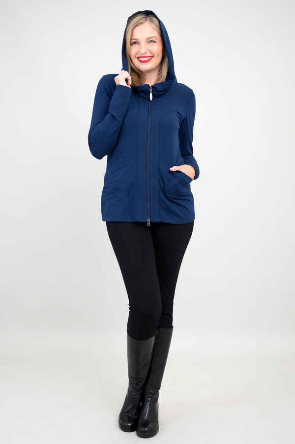 Seymour Jacket, Indigo, Bamboo