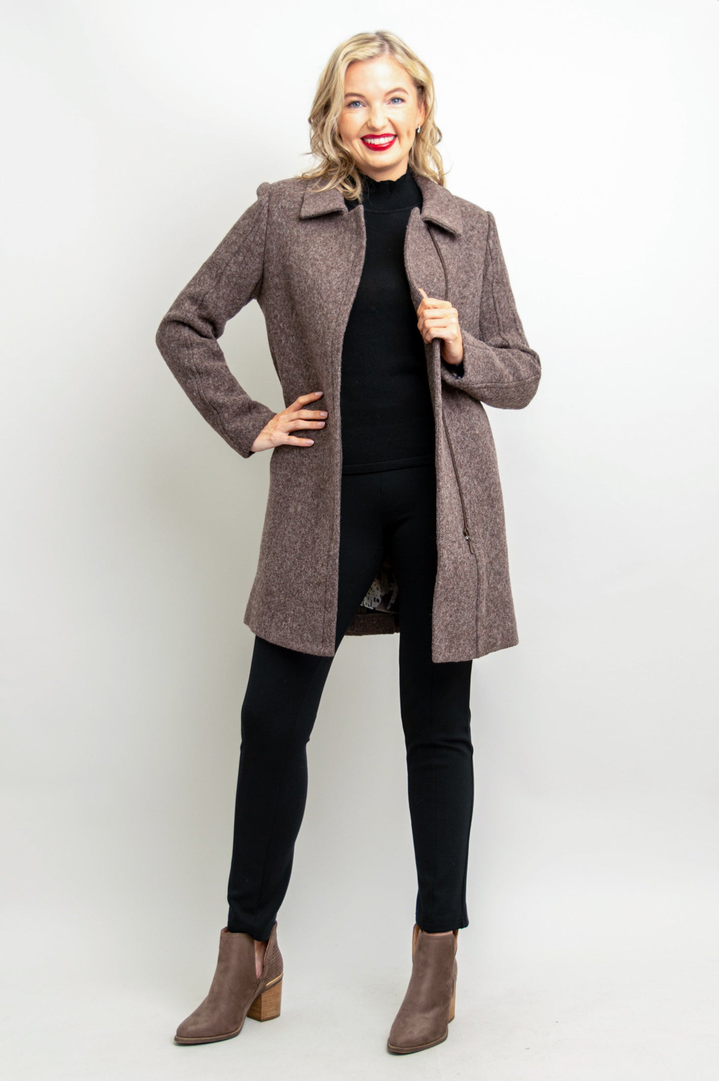 Only sidney light coat top
