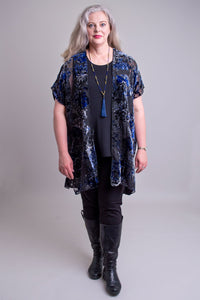 Darcy Suki Long, Blue Magic, One Size - Final Sale