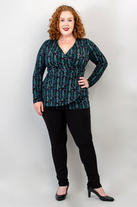 Suzanne Long Sleeve Top, Jewels, Bamboo - Final Sale