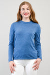 Swish Sweater, Lake Blue, 100% Merino Wool