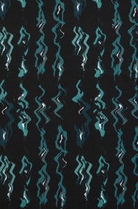 Trinity L/S Top, Teal Abstract, Bamboo - Final Sale