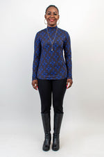 Tonya Top, Blue French, Bamboo