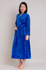Velvet Robe, Cobalt, Bamboo