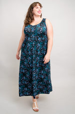 Liane Sleeveless Dress, Fantasia, Bamboo