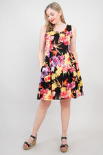 Sara Short Dress, Fireflowers
