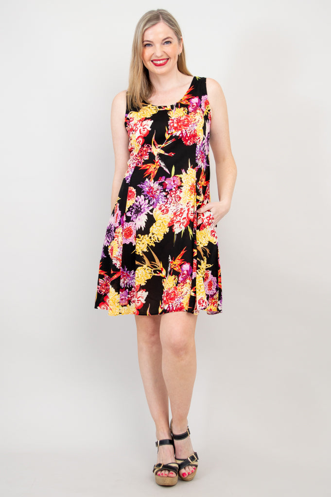 Sara Short Dress, Fireflowers