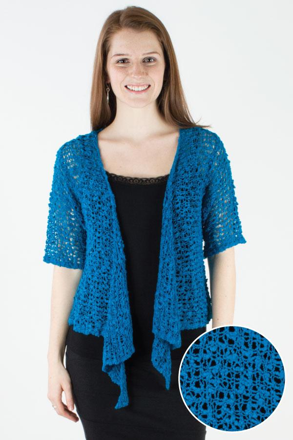Ladies popcorn shrugs clearance