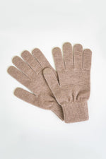 Wembley Gloves, Taupe, Wool