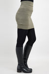 Whistler Skirt, Yarn Dye Khaki, Bamboo