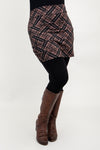Whistler Skirt, Rich Plaid, Bamboo- Final Sale
