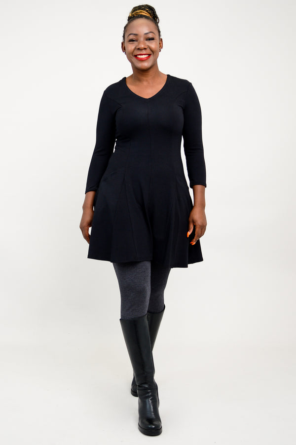 Wilma Tunic, Black, Bamboo