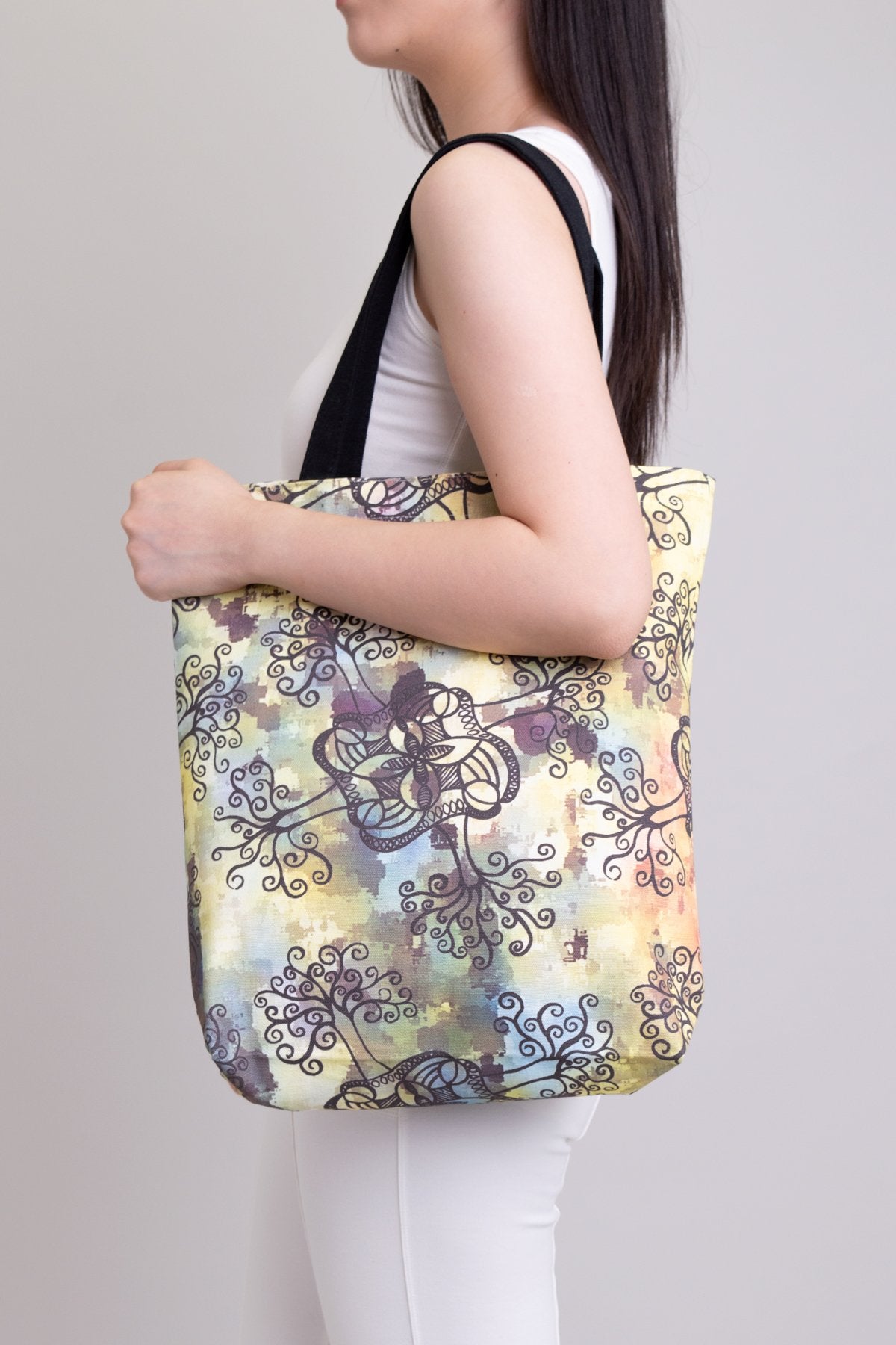 Artwork Totebag, Camouflage, Cotton